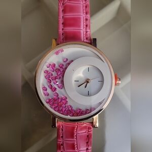 Pink Crystal Women's Watch